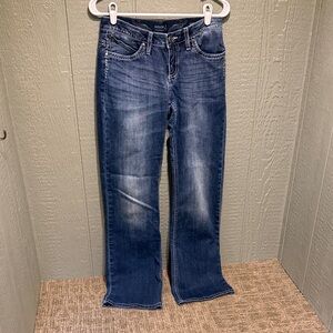 Women's Dark Blue Boot Cut Wrangler jeans - size 5/6